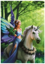 Puzzle 1500 Anne Stokes - Królowa zaklęć - Bluebird Puzzle