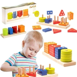 Sorter drewniany - Cubika