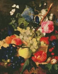 Diamentowa mozaika - Kosz owoców 40x50cm - Ideyka
