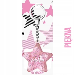 Brelok gwiazdka Piękna - Be-Happy Gifts