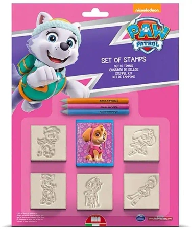 Psi Patrol dla dziewczynek - pieczątki 5szt - Multiprint