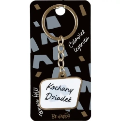 Brelok na Dzień Dziadka z napisem Kochany Dziadek - Be-Happy Gifts