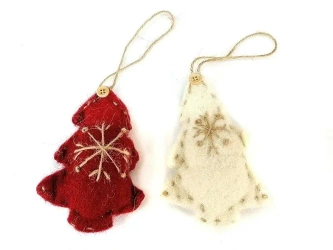 Zawieszka materiałaowa Choinka MIX - ADAR