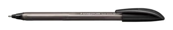 Długopis jednorazowy trójkątny czarny (10szt) - Staedtler