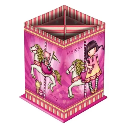 Pojemnik na Długopisy Gorjuss Fairground Carousel - Santoro