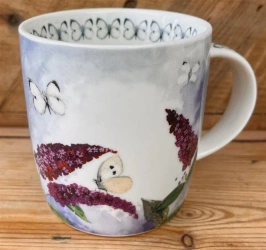 Kubek M91 Motyle i budleja - Alex Clark