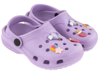 Clogi dziecięce liliowe rozm. 25 - Fla