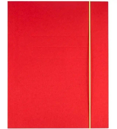 Teczka z gumką A4 Kreativ czerwona 1szt GRAND