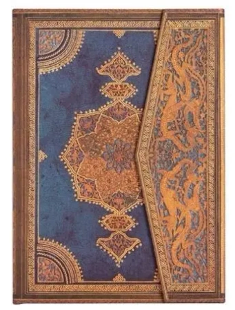 Notatnik linia Safavid Indigo midi - Paperblanks