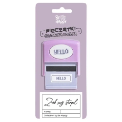 Pieczątka z napisem - Hello - Be-Happy Gifts