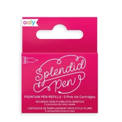 Naboje uzupełniające Splendid różowe 5szt - Kolorowe Baloniki