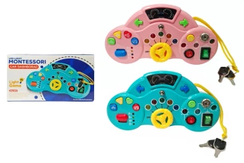 Zabawka dla malucha kierownica interaktywna ze światłem i dźwiękiem - SWEDE