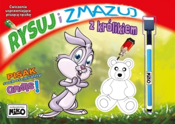 Rysuj i zmazuj z królikiem - Wydawnictwo NIKO