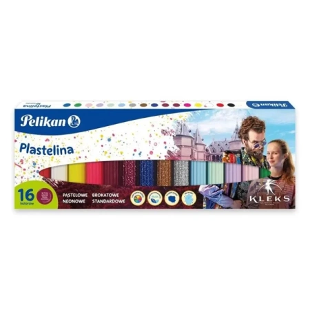 Plastelina 16 kolorów - PELIKAN
