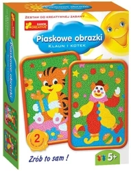 Piaskowe obrazki - Klaun i kotek - Ranok-Creative