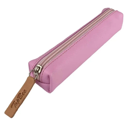 Piórnik mini prostokąt Róż pastel - Bee-bee