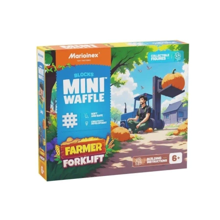 Mini Waffle 50el Farmer Wózek widłowy - Marioinex