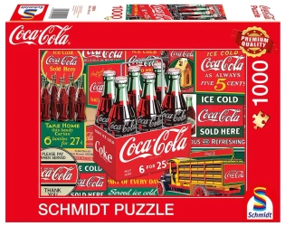 Puzzle 1000 PQ COCA-COLA Tradycja 109962 - Schmidt Puzzle