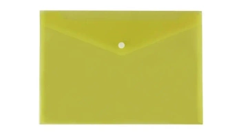 Teczka koperta A4 satyna żółta - Biurfol