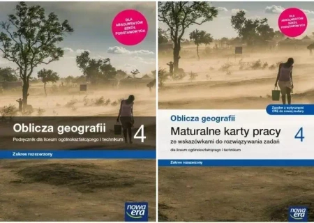 Oblicza geografii 4 Podręcznik Karty pracy z.rozsz - Tomasz Rachwał, Czesław Adamiak, Marcin Świtoniak