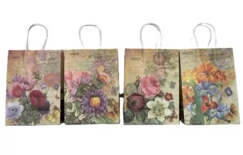 Torba prezentowa M kwiaty MIX - Wydawnictwo Diecezjalne i Drukarnia w Sandomierzu