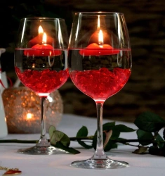 Świece romantic pływające 6szt - Arpex