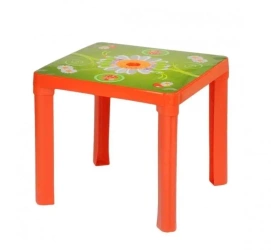 Stolik plastikowy czerwony - 3toysm
