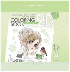 Kolorowanka antystresowa 200x200 Fairies Brokat - Fresh