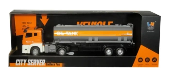 Pojazd auto ciężarówka cysterna z dźwiękami i światłami - SWEDE