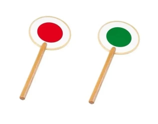 Drewniany lizak policyjny - Goki