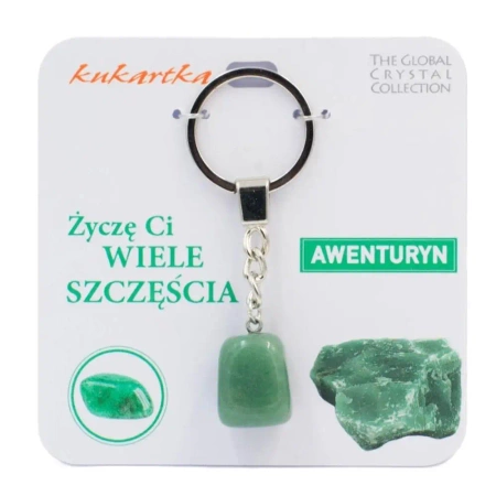 Brelok Wiele szczęścia awenturyn - Kukartka