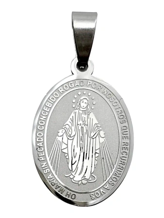 Medalik Matka Boża Niepokalana Stainless - Art Sacrum