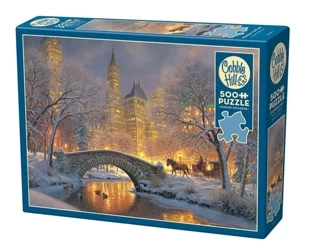 Puzzle 500 Zima w parku G3 - Cobble Hill