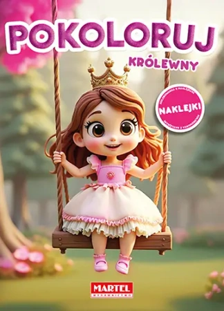 Kolorowanka królewny z naklejkami - Maciej Ratajczyk