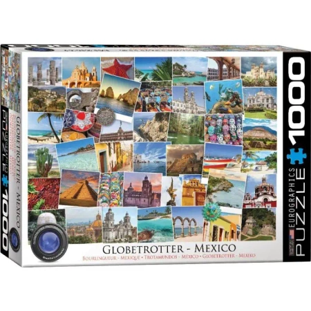 Puzzle 1000 Globetrotter Mexico 6000-0767 - Eurographics