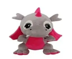 Smok szary różowy 15cm - Sun-Day