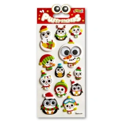 Naklejki puffy Christmas Animals - Penmate