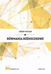 eBook Równania różniczkowe - Józef Myjak