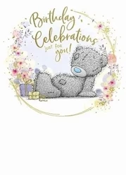 Kartka urodzinowa Birthday celebrations - Carte Blanche Greetings Ltd.