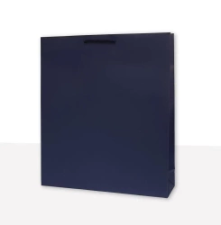Torebki prezentowe jednobarwna T9 granatowa 10 sztuk - MER PLUS
