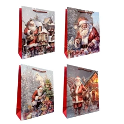 Torebka prezentowa S Boże Narodzenie mix - Ju-Piter