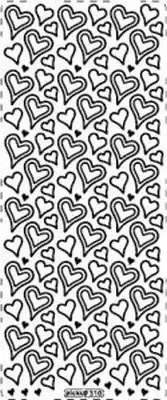 Stiker ażurowy 310 10x23cm złoty - Galeria Hobby