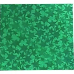 Karton holograficzny zielony gwiazdy 25x35cm ark - Galeria Hobby