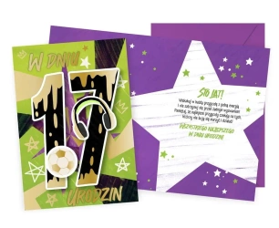 Karnet Urodziny 17 - Kukartka