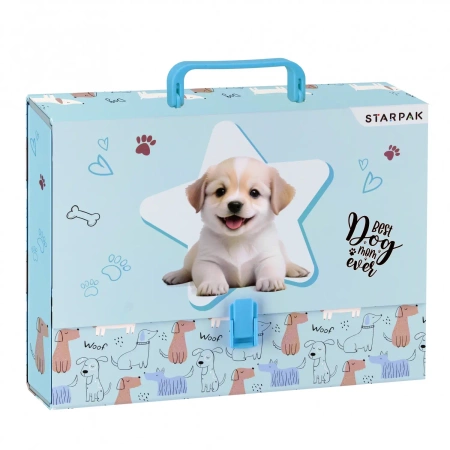 Teczka z rączką A4/50mm Cuties Doggy - STARPAK