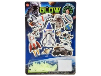 Naklejki fluo na ścianę 34,5x21cm - ADAR