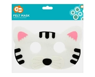 Maska filcowa kotek 18x12cm - Godan