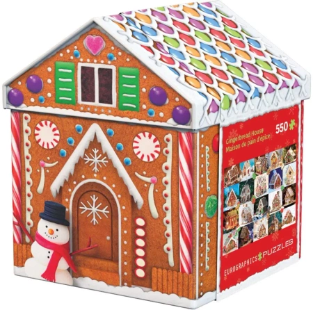 Puzzle 550 TIN Gingerbread House 8551-5661 - Eurographics