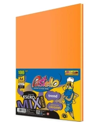 Papier ksero A4 80g 5 kolorów pomarań 100 arkuszy - Alfa Pastello