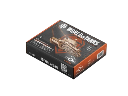 Puzzle Drewniane 3D - Czołg T-34-85 - Nice Idea